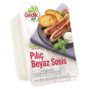 piliç beyaz sosis